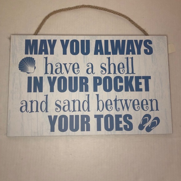 surf style Other - Surf Style Beach Sign Sand Between Your Toes BNWT